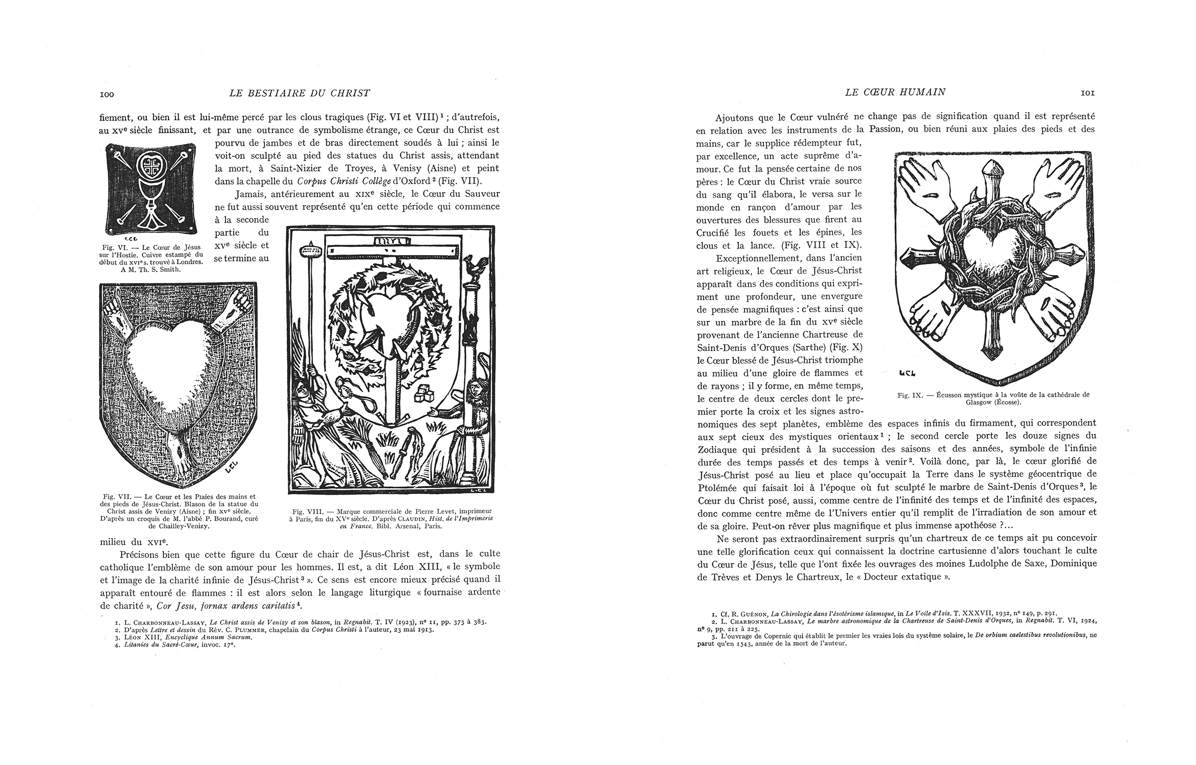 Le bestiaire du Christ. Mille cent cinquante-sept figures gravées sur bois  par l'auteur.